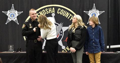 Kenosha Sheriffs Department Holds Promotion And Awards Ceremony