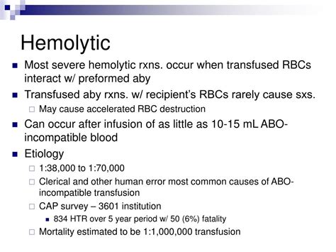 Ppt Complications Of Blood Transfusion An Overview Powerpoint
