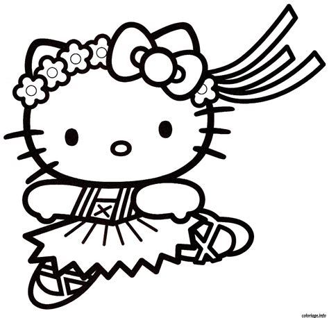 Coloriage Dessin Hello Kitty 3