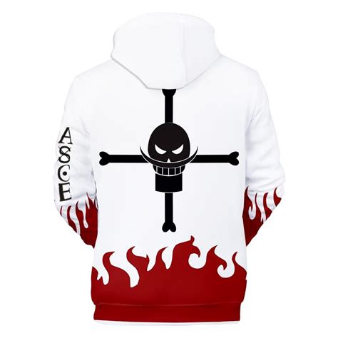 One Piece Merch Portgas D Ace Fire Fist Hoodie Anm0608 One Piece