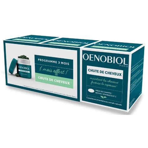 Oenobiol Chute De Cheveux Capillaire 3x60 Comprimés Programme 3 Mois