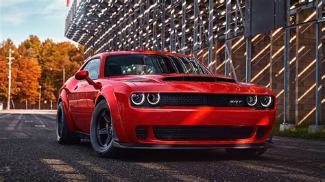 Dodge Challenger Srt Demon 2018 Hd Wallpaper Hd Car Wallpapers Id 7897