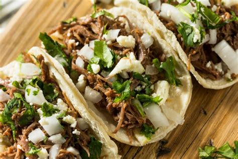 Receta Para Preparar Unos Deliciosos Tacos De Barbacoa De Res En Tu
