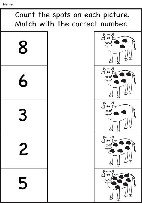 Nursery Math Worksheet