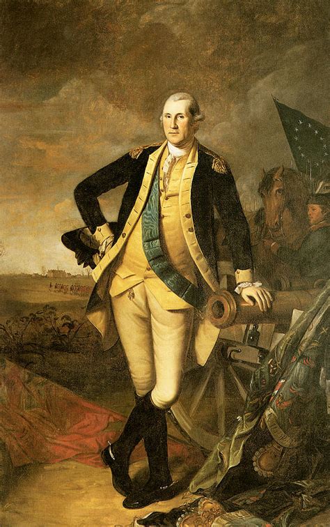 George Washington At Princeton Painting By Charles Willson Peale