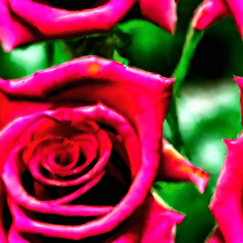 Red Rose Repeating Pattern Digital Graphic Deepdream Creative Fabrica