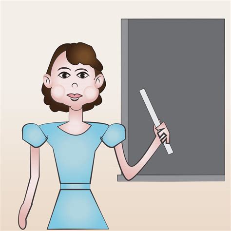 female teacher cartoon character illustration 2831487 vector art at vecteezy