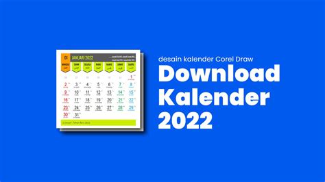 Desain Kalender 2022 Cdr Lengkap Untuk Ppdb 2022 Inte