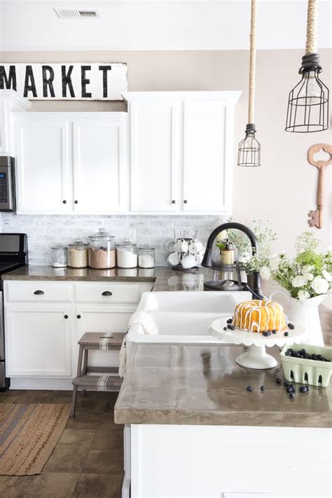 I'm even considering faux bricking an accent wall in my home! DIY Whitewashed Faux Brick Backsplash - Bless'er House