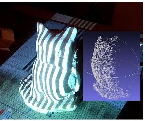 DIY 3D Scanner Based on Structured Light and Stereo Vision in Python