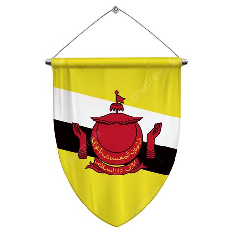 Brunei Flag Png Transparent Hanging Flag Of Brunei Darussalam Hang