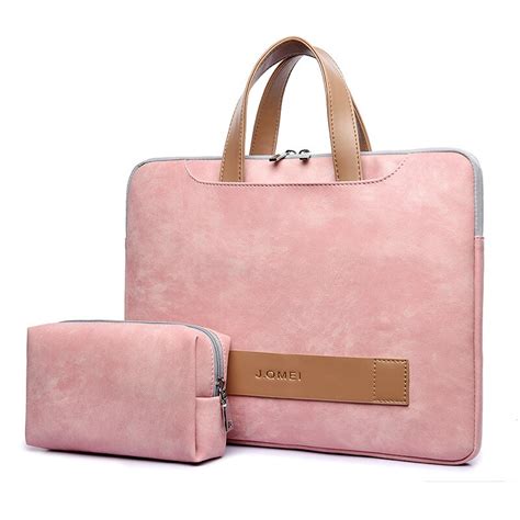 Pu Leather Waterproof Case Laptop Bag For Women Hand