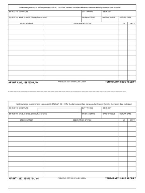 Af Form Hand Receipt Fill Out And Sign Printable Pdf Template