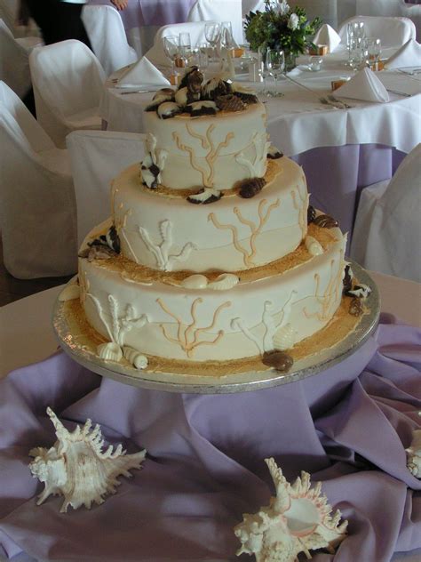 I've done my best to explain the best way to get used to writing in chocolate including how to. Seashell wedding cake. | Seashell wedding cake, Wedding ...