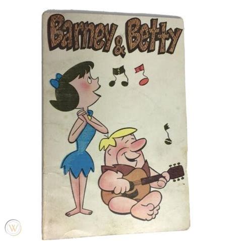 Barney And Betty Book Flintstones Rubble Charlton Press 1974 Hanna