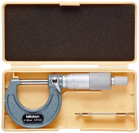 Mitutoyo 103 137 0 25 Mm X 001 Mm Mechanical Outside Micrometer