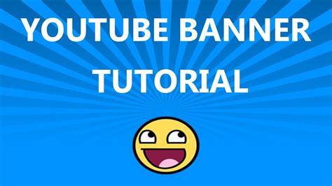 How To Make A Youtube Banner Using Photoshop Youtube