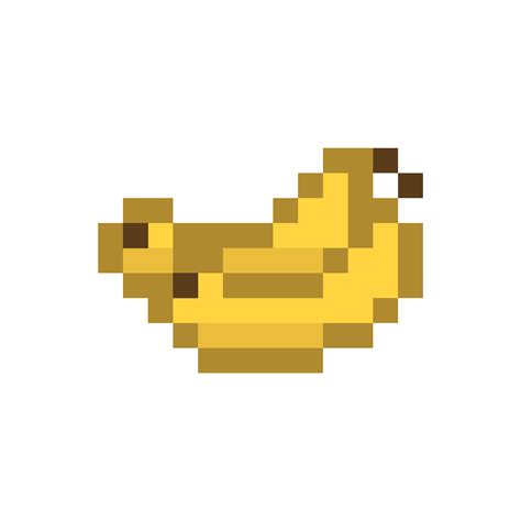 Pair Of Bananas Pixelated Fruit Graphic Download Free Vectors