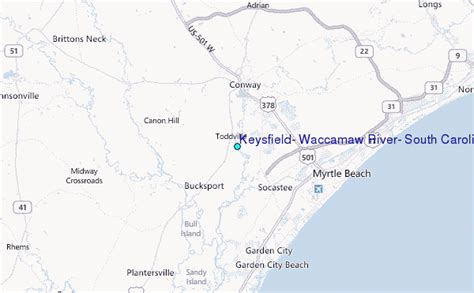 Keysfield Waccamaw River South Carolina Tide Station Location Guide