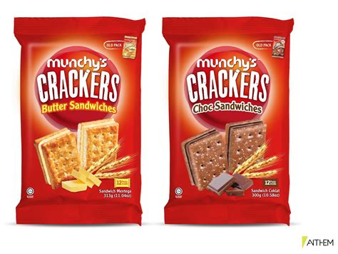 Munchys Crackers On Packaging Of The World Creative Package Design