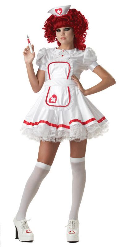 Sexy Got Fever Nurse Teen Halloween Costume