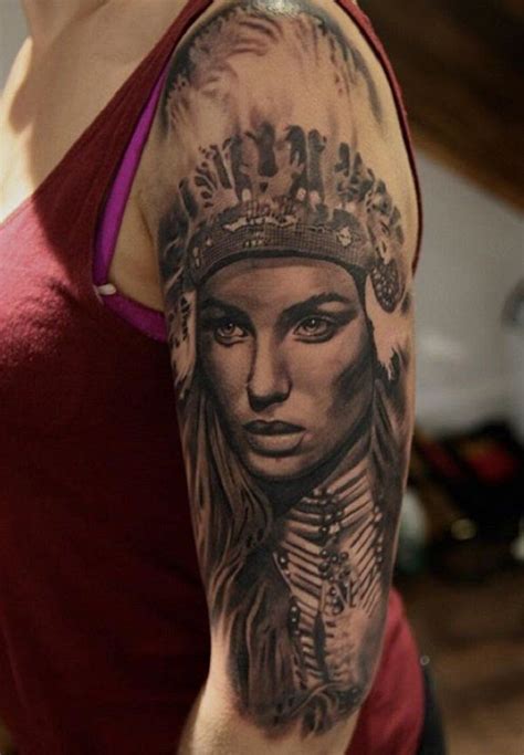 60 Tatuagens De índios Que São Incríveis Indian Women Tattoo Indian