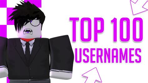Top 100 Awesome Roblox Usernames For Roblox Youtube