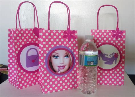 Barbie Inspired Candy Bags12barbie Party Etsy