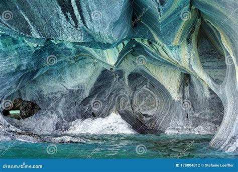 Marble Caves In Patagonia Chile Stock Photo Image Of Cold Blue