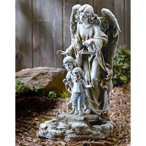 Roman Inc Solar Power Guardian Angel Statue And Reviews