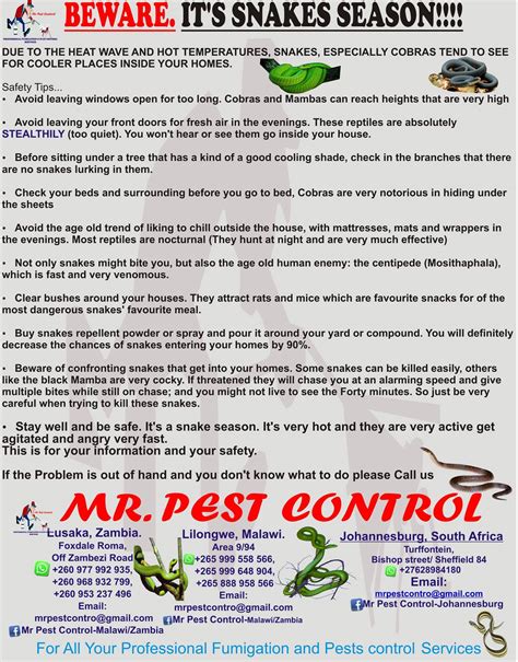 Mr Pest Control Johannesburg