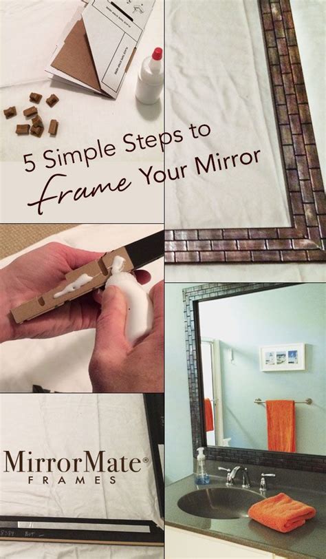Adding A Frame To A Bare Builder S Grade Mirror Is An Easy Diy Project Upon Assembly The