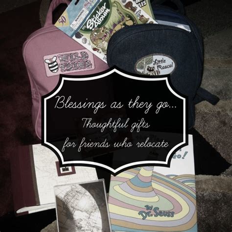 The perfect thoughtful gift or. Blessings To Go: Thoughtful Goodbye Gifts for Friends Who ...