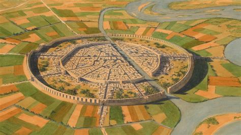 Mari Syria This Is A Reconstruction Of The Amazing Fortified City Of