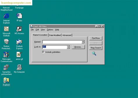 Windows Tutorial Microsoft Windows 98 Training It Computer Training