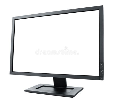 Blank Monitor Stock Photo Image Of Isolated Space Flat 11045652