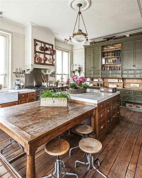 Country Living Rustic Farmhouse Kitchen