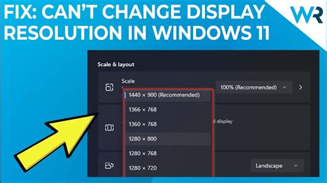 Cant Change Display Resolution In Windows Heres What To Do Youtube