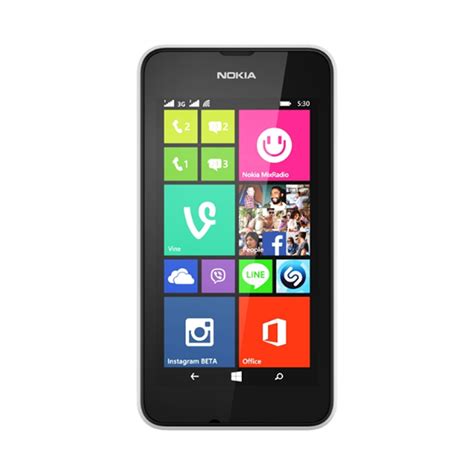 Nokia Lumia 530 Dual Sim Blanc Mobile And Smartphone Nokia Sur