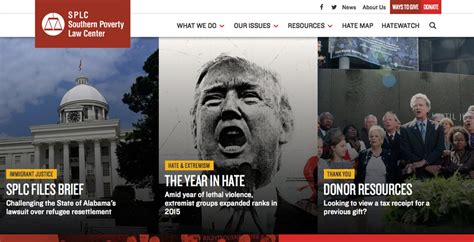 Southern Poverty Law Center Website Redesign The Webby Awards