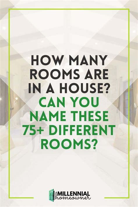 How Many Different Names Can You Think Of The Rooms In A House We Have
