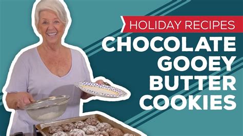 Holiday Cooking And Baking Recipes Chocolate Gooey Butter Cookies Recipe