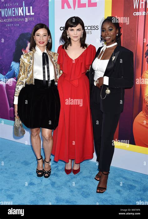 Beverly Hills Ca August 07 L R Lucy Liu Ginnifer Goodwin And Kirby Howell Baptiste Attend