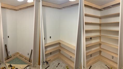 Built In Corner Bookshelf With Open Corner DIY Handcrafted By Jason