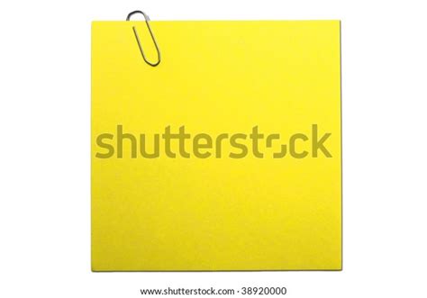 Yellow Notepad Stock Photo Edit Now 38920000