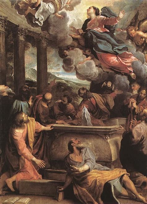 Assumption of the Virgin Annibale Carracci in 1590 バロック絵画聖母被昇天聖母