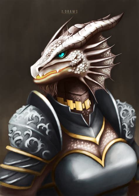 Crystal Dragonborn In 2023 Fantasy Character Design Dragon Born Anthro Dragon