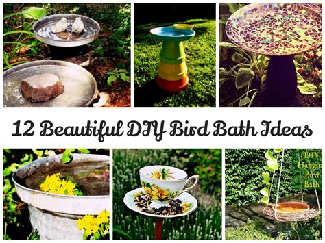 12 Beautiful Diy Bird Bath Ideas