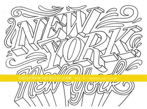 Pin by CJ Hughes on New York City Coloring Book - Color New York City