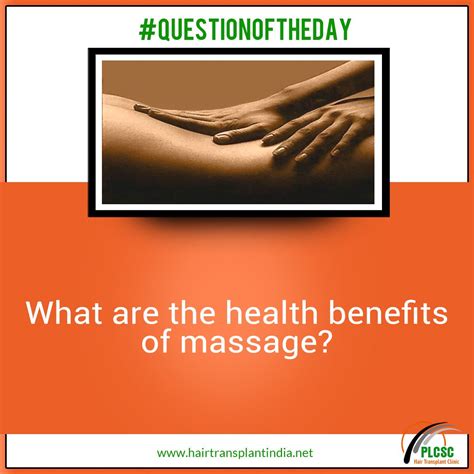 Questionoftheday What Are The Health Benefits Of Massage Massage